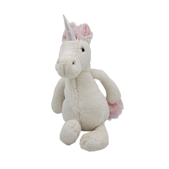 Jellycat Other - Jellycat UNICORN white & pink soft plush 11"